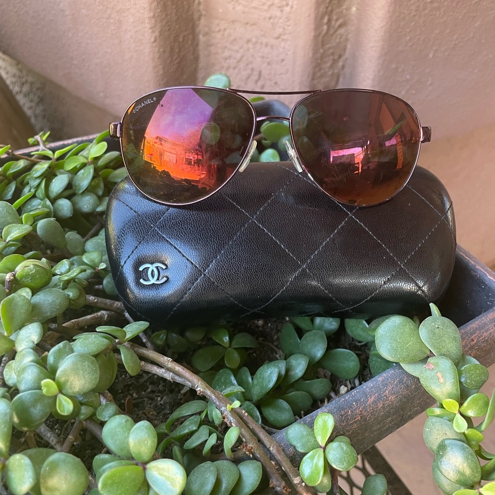 Chanel aviators sunglasses